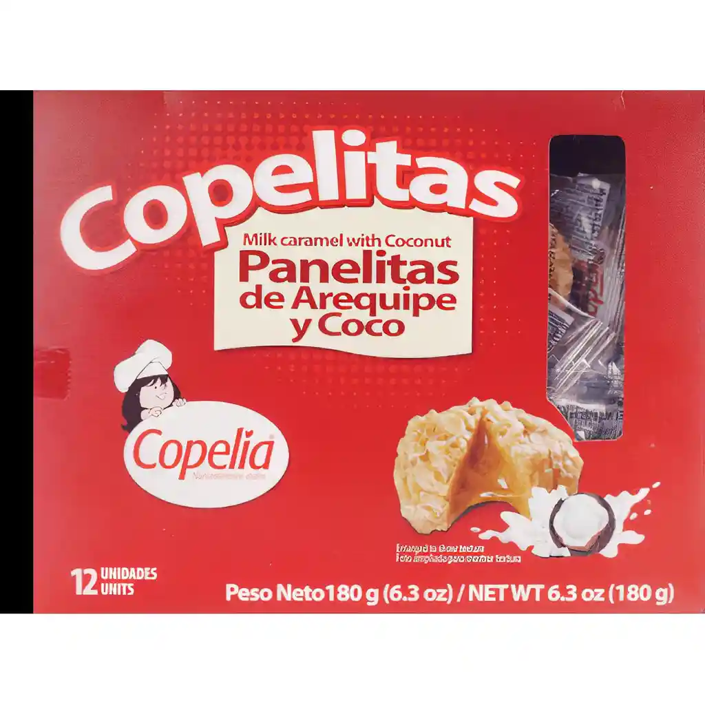 Copelia Panelitas Arequipe Y Coco