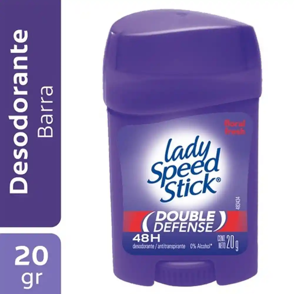 Lady Speed Stick Desodorante Double Defense en Barra