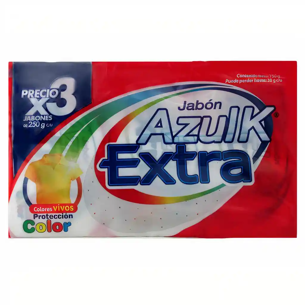 Azulk Jabón Extra 3 Jabones