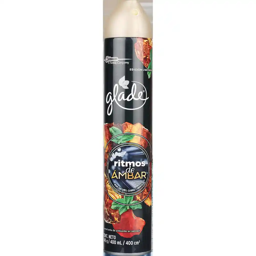 Glade Ambientador En Aerosol Ritmos De Ámbar