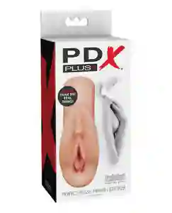PDX Plus Masturbador Masculino Ultra Realista Flexible Forma: Vagina
