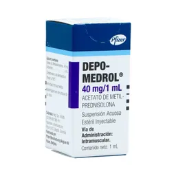 Depo-Medrol Antiinflamatorio suspensión Estéril Inyectable 