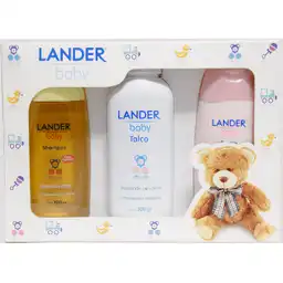 Lander Kit para Bebé Shampoo Talco y Crema