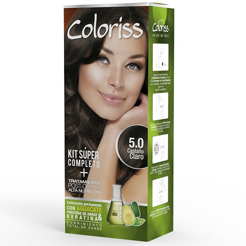 Coloriss Tinte Permanente Tono 5.0 Castaño Claro