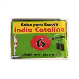 India Catalina Bolsa para Basura Dobladas