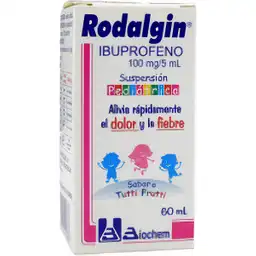 Rodalgin Suspensión Pediátrica Sabor A Tutti Frutti