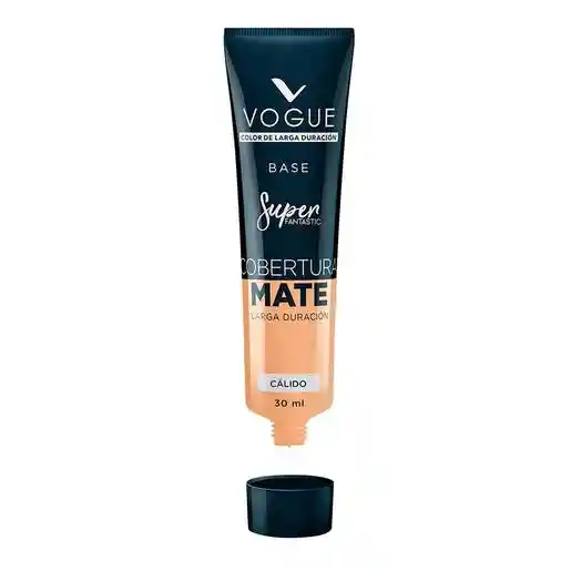 Vogue Base de Maquillaje Super Mate Tono Cálido 