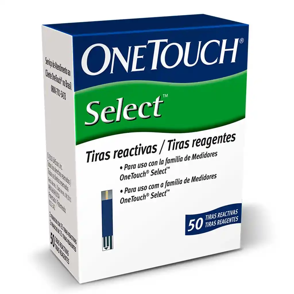 One Touch Tiras Reactivas Select