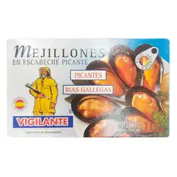 Vigilante Mejillones en Escabeche Picante