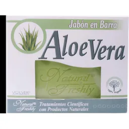 Natural Freshly Jabón en Barra Aloe Vera