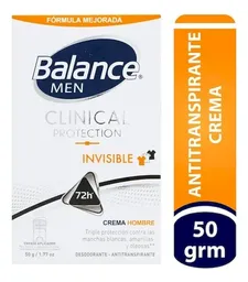 Balance Desodorante Men Clinical Protección Invisible