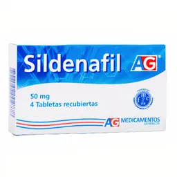 Silldenafilag 50 Mg x 4 Tabletas Recubiertas
