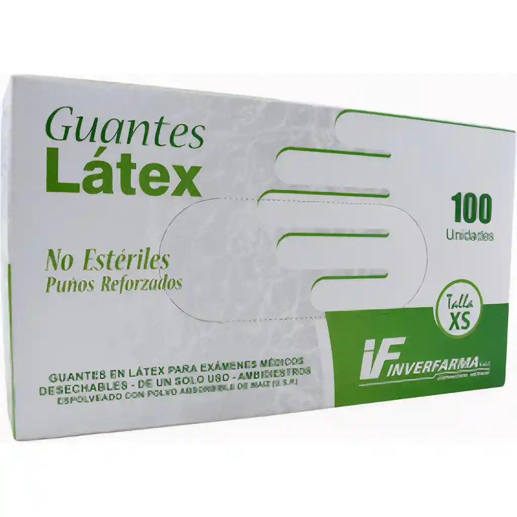 Inverfarma Guante De Latex 100 Uds Xs