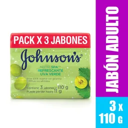 Jabón Johnson'S Nutrición Renovadora 3 Uds X 110 Gr