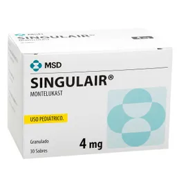 Singulair Polvo Granulado Pediátrico (4 mg)