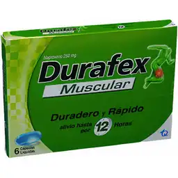 Durafex Muscular 250Mg X 6 Capsulas Naproxeno