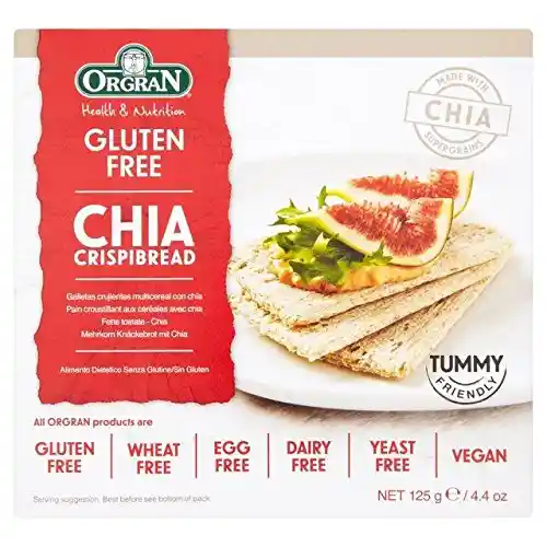 Orgran Galletas de Chia Crispibread sin Gluten