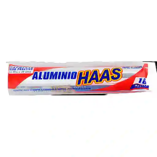Haas Papel Aluminio 16 Metros