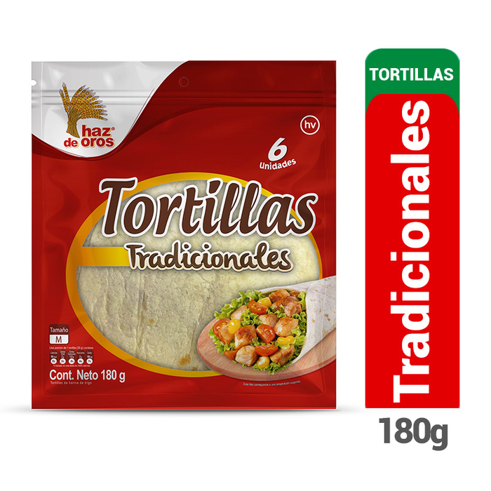 Haz de Oros Tortillas Tradicionales 180 g