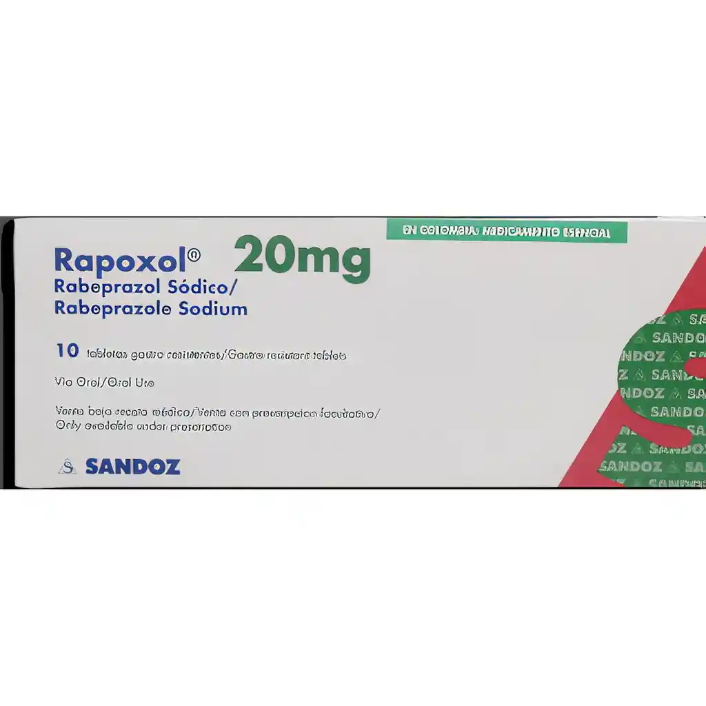 Rapoxol 20 Mg X 10 Unidades