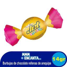 Jet Burbuja de Chocolate Rellena de Arequipe