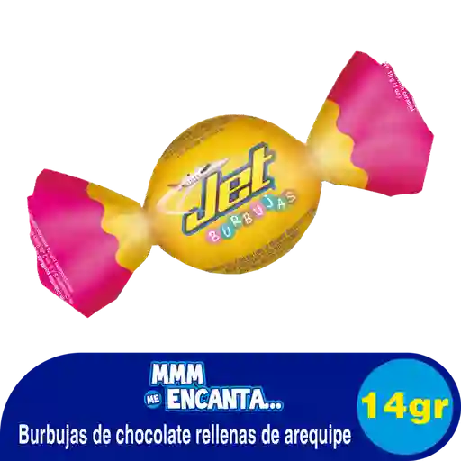 Jet Burbuja de Chocolate Rellena de Arequipe