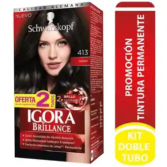 Igora Tinte Permanente Brillance Zafiro 413