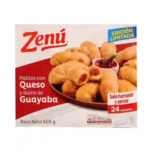 Zenú Palitos con Queso y Dulce de Guayaba 
