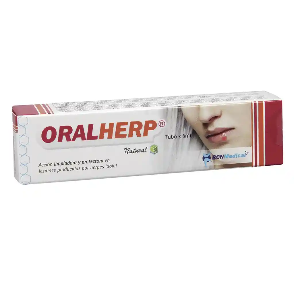 Oralherp Labial Natural Tubo X 6 Ml