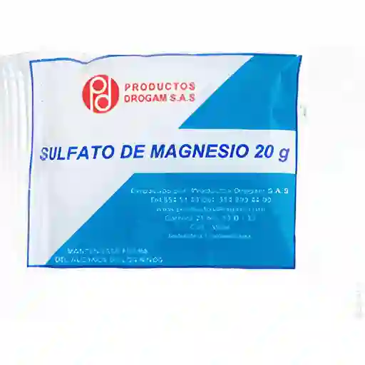 Productos Drogam Sulfato de Magnesio