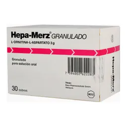 Hepa-Merz Granulado L-Hornitina-L-Aspartato 3 Gr 30 Sobres 