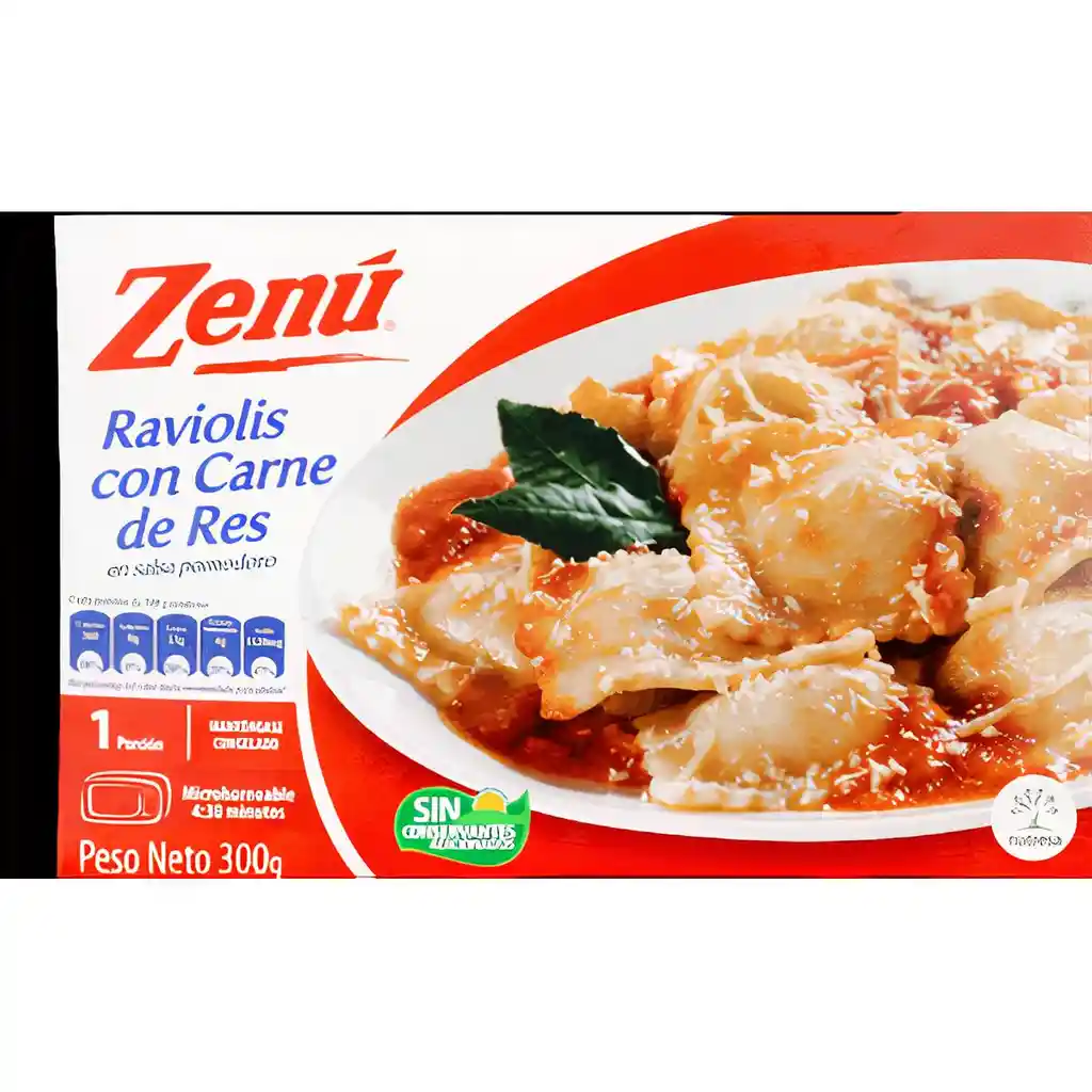 Zenú Raviolis Con Carne