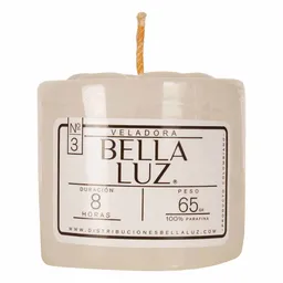 Bella Luz Veladora No. 3 Blanca