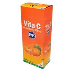 Vita C Mk Suplemento Mandarina Tabletas