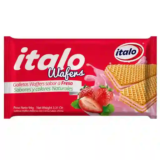 Italo Galleta Wafers Sabor Fresa
