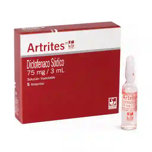 Artrites Labsiegfried 75 Mg 5 Ampollas