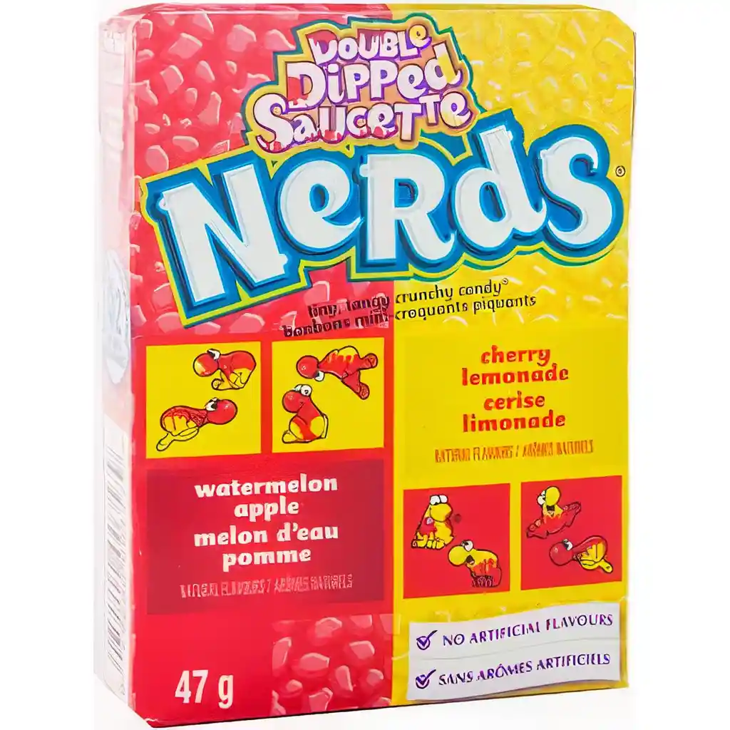 Nerds Dulce Sabor Sandía Recubierta de Manzana