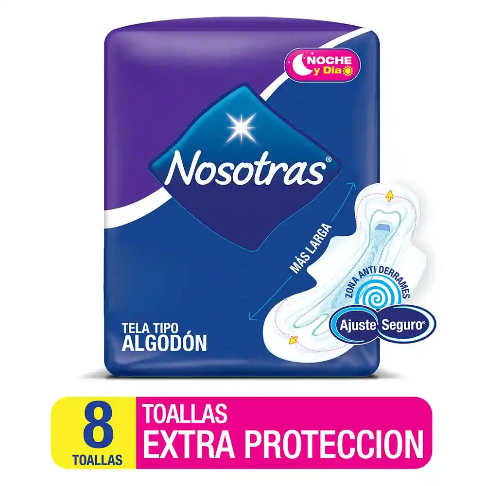 Nosotras Toallas Protección Extra Femenina