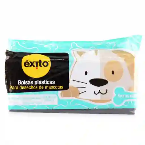 Bolsas Plásticas para Desechos de Mascotas Aroma Cítrico Éxito