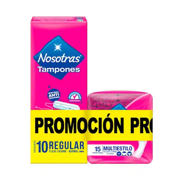 Nosotras tampones y protectores