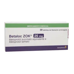 Metoprolol Betaloc Zok Succinato 25 Mg