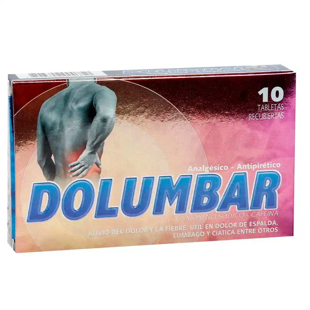 Dolumbar Analgésico-Antipirético (220 mg/50 mg) Tabletas