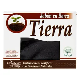 Natural Freshly Jabón en Barra con Tierra