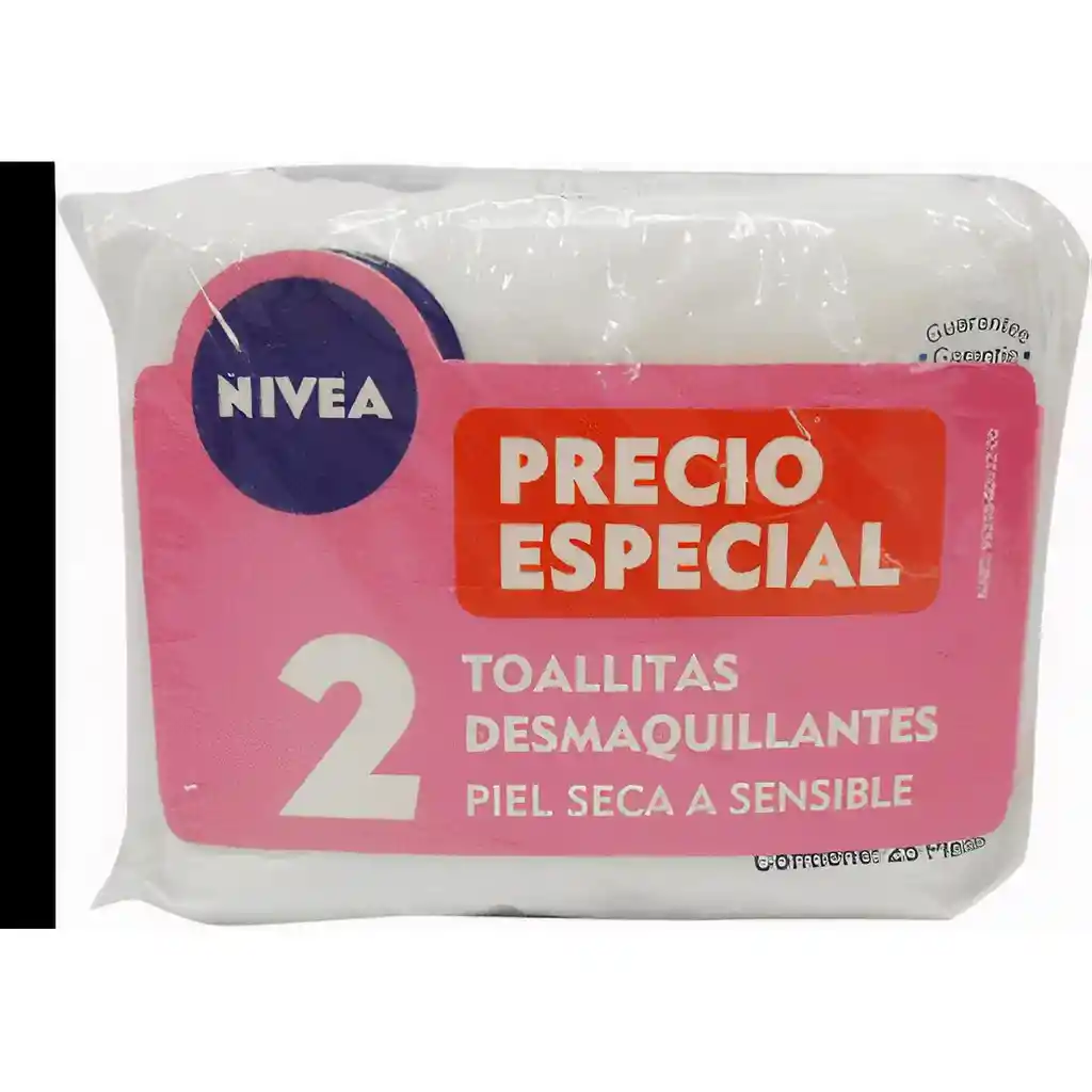 Nivea Toallitas Desmaquillantes Piel Seca a Sensible