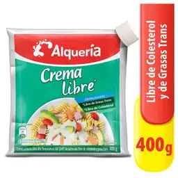 Alquería Crema de Leche Deslactosada Libre de Grasas Trans y Colesterol