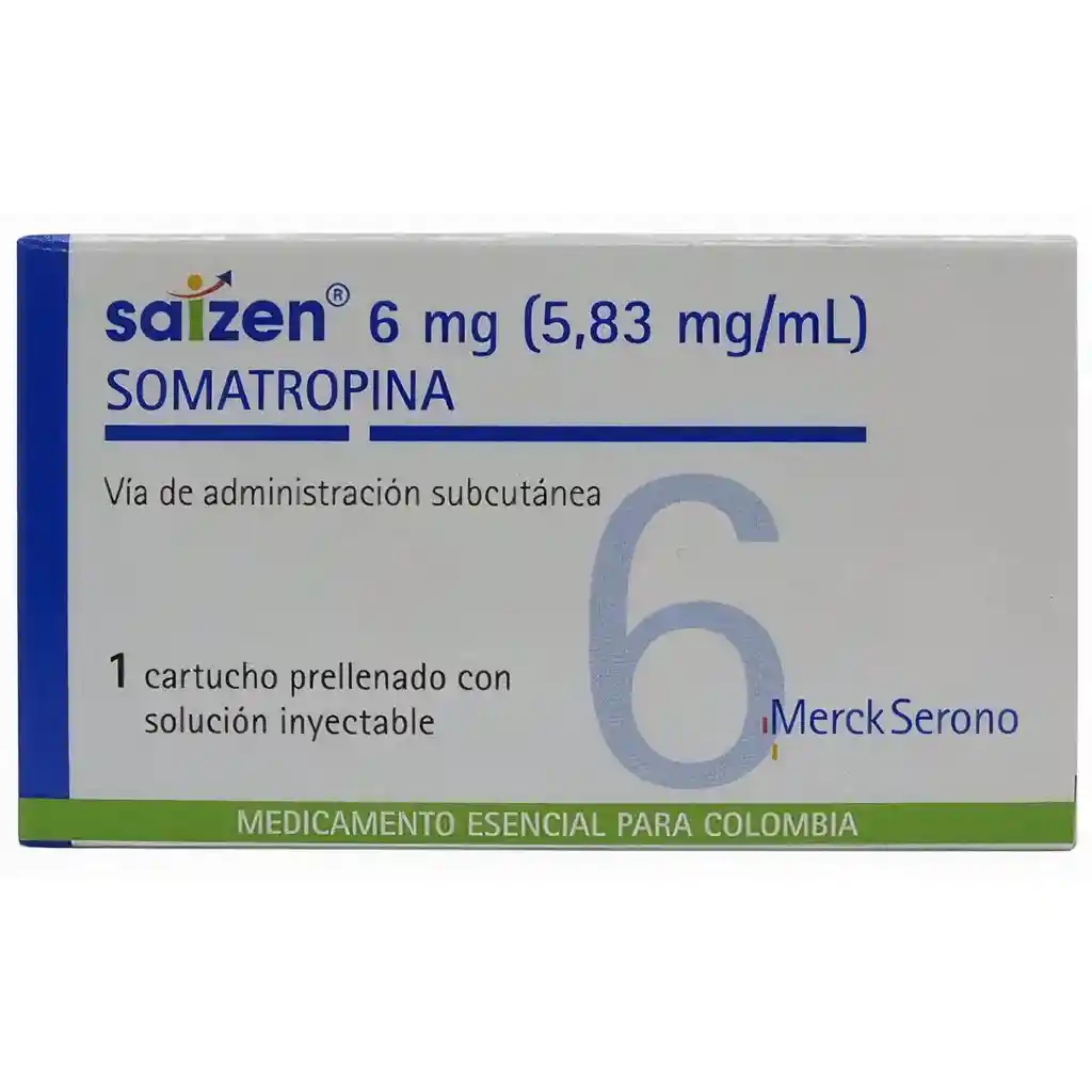 Saizen 6 Mg (5.83mg/ml) Sol Iny Jerprel