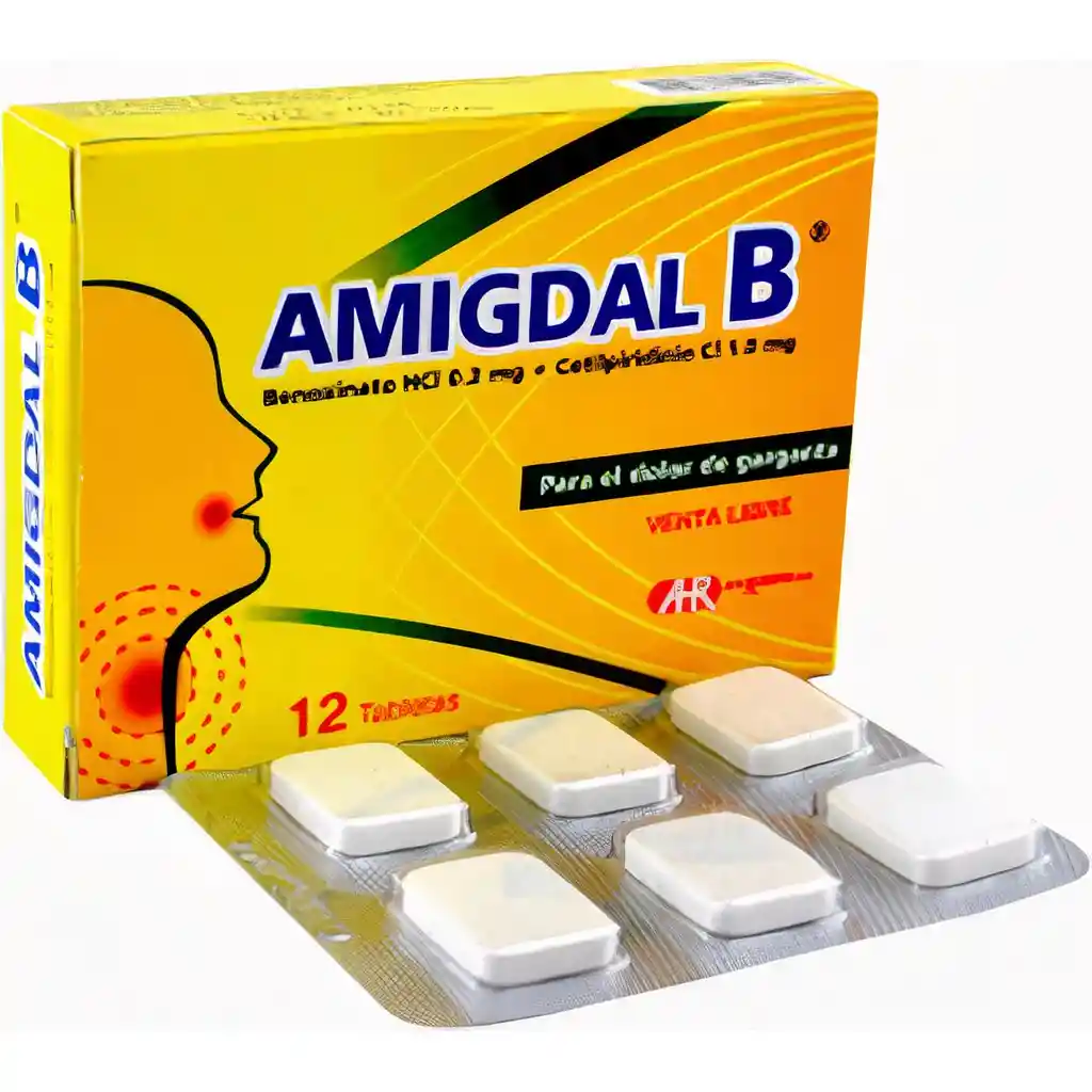 Amigdal-B Enoxinato Hci Cetilpiridinio Cl 0 2Mg 1Mg