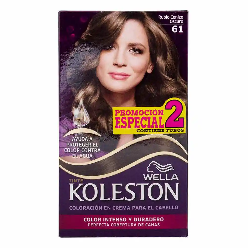 Wella Koleston Tinte Capilar 61 Rubio Cenizo Oscuro