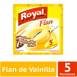 Royal Flan Sabor A Vainilla