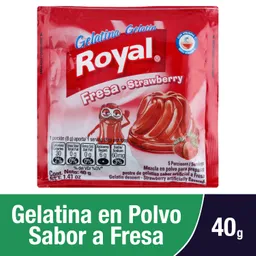Royal Gelatina en Polvo Sabor a Fresa 